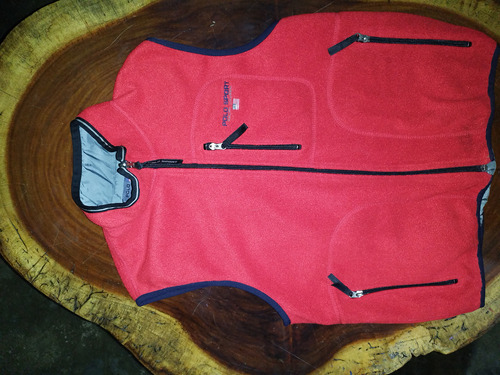 Chaleco Polo Sport Doble Vista (rojo Y Gris) Estetica De 9
