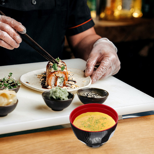 // Set De Cuencos De Sopa De Miso De Estilo Japonés Con