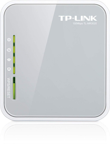 Mini Roteador Wi-fi Portátil 3g/4g Tplink Tl-mr3020 Cor Cinz