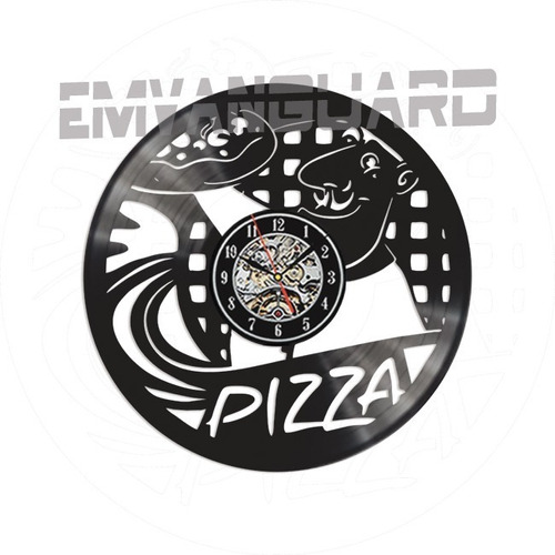 Reloj Pizzeria Vinilo Ideal Regalo Lleva El 2do Al 20% Off