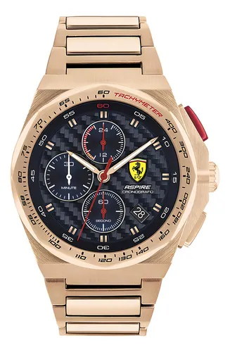 Reloj ferrari dorado hotsell