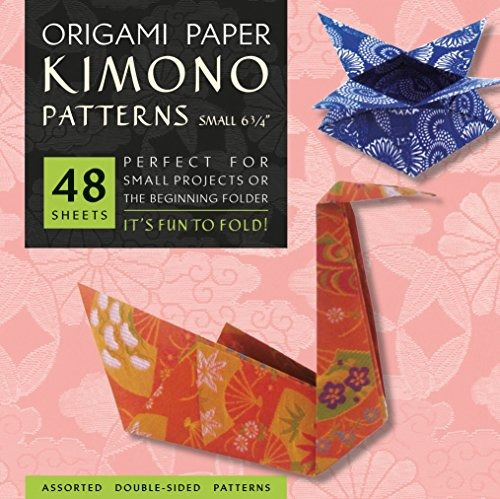 Origami Papel Kimono Patrones Pequeno 6 34 48 Hojas Tuttle O