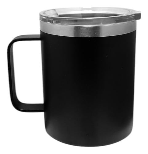 Taza Termica Fox Break Cup Acero Inoxidable 400 Ml Negro Liso