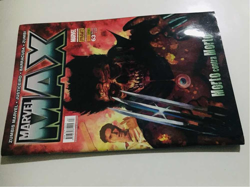 Hq Marvel Max #63 - Morto Contra Morto ( Novo )
