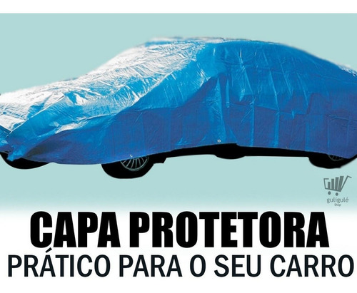 Imagem 5 de 6 de Lona Carreteiro Azul 75 Micras 5x3 Com Ilhós Starfer