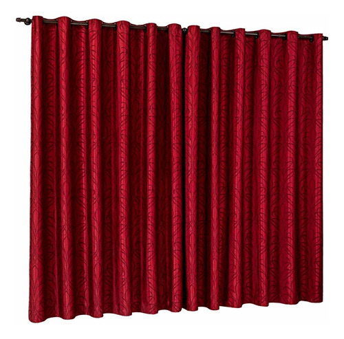 Cortina Atena 4,00 X 2,80 Cor Vermelho