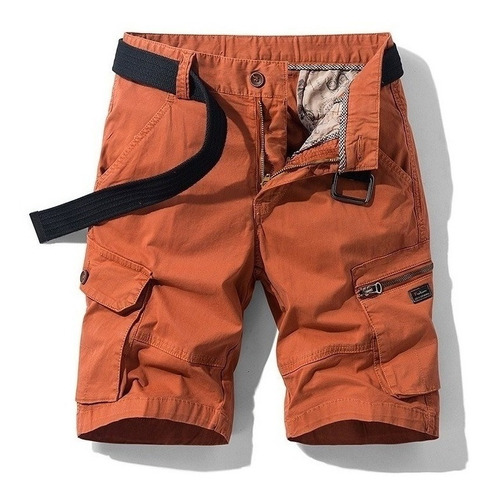 Bermudas Hombre Cargo 100% Algodón