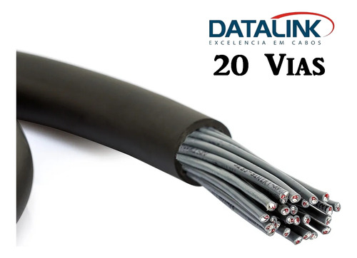 Fio Multicabo 20 Vias 24awg Datalink - 15 Metros