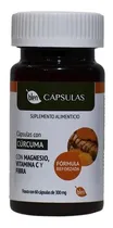 Comprar Frasco Con 60 Capsulas Cúrcuma Magnesio Y Fibra 300mg Blen