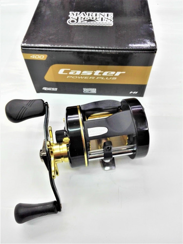 Reel Rotativo Marine Sports Caster Power Plus 400 Derecho 6r