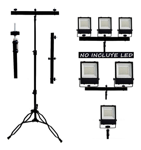 Tripode Pyp Extensible De Iluminación Para Reflector Led