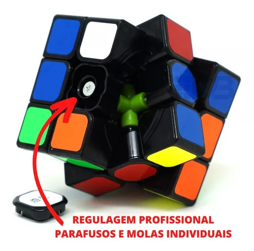 Place Games Cubo Mágico PRO 3 Sail W Profissional Colorido Cuber Brasil