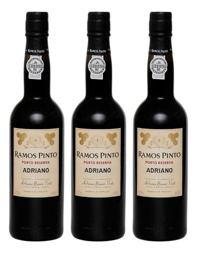 Vinho Adriano Ramos Pinto Porto Reserva 500 Ml Kit 03 Un