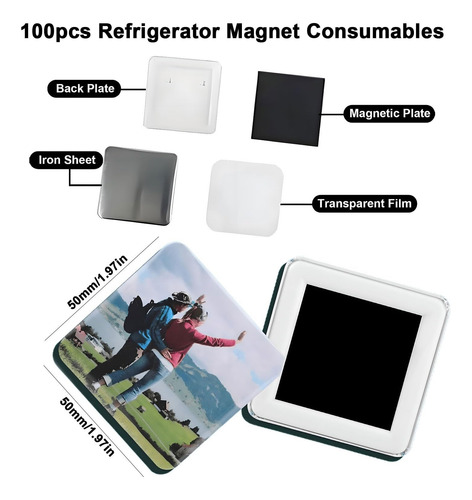 Máquina De Fazer Ímã De Crachá Com Foto Quadrada