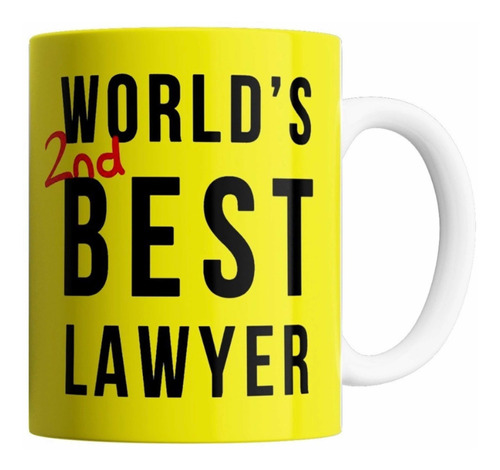 Taza Better Call Saul Serie Worlds 2nd Best Lawyer Cerámica