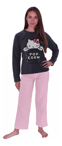 Pijama Mujer Micropolar Hello Kitty S1021166-2905