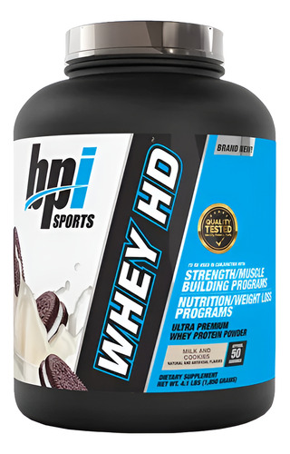 Bpi Whey Hd 4.1 Lbs Milk & Cookie Proteina Whey