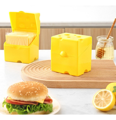 Recipiente Para Queso En Lonchas Para Refrigerador Recipient