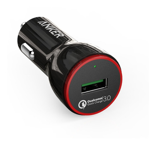 Cargador De Auto - Anker Powerdrive+ 1 - 24w - Qc 3.0