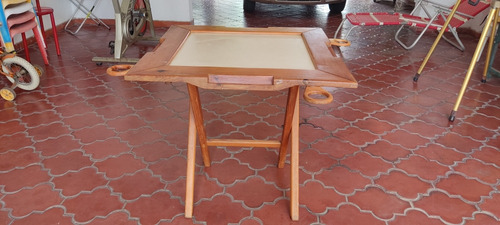 Mesa De Jugar Dominó Madera Pino