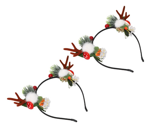Diadema Navideña Para El Pelo, 2 Unidades, Estilo Hada, Lige