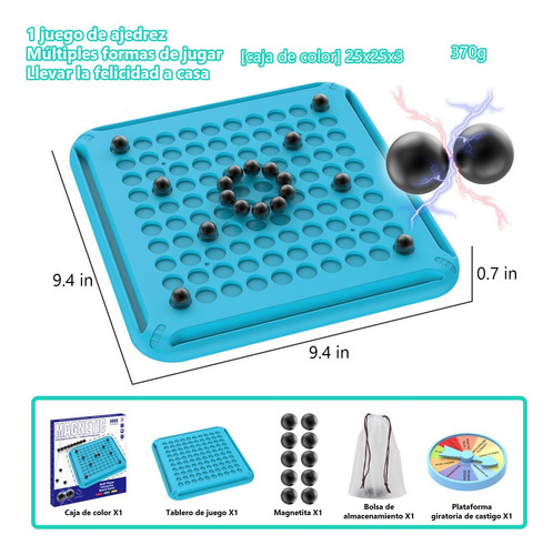 Juego De Ajedrez Magnético: Juego De Mesa Familiar Con 20