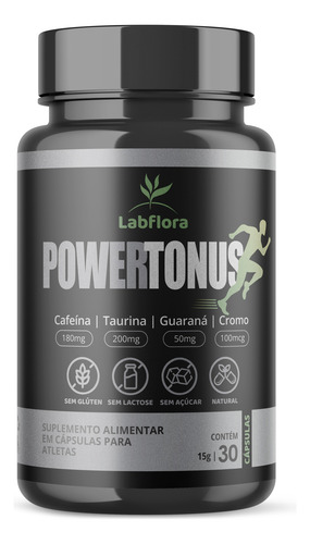 Pré Treino Power Tonus Com Taurina Guaraná E Cafeína Sem Sabor