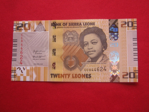 Sierra Leona 20 Leone 2022 
