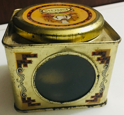4 Antiguas Latas Especias Sole Ditalia Condimentos (Usado)