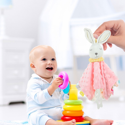 Mantas De Seguridad Con Forma De Conejo De Peluche, 1 Unidad