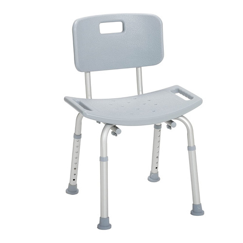 Silla Ducha Baño Antiderrapante Adulto Respaldo Ortopedica