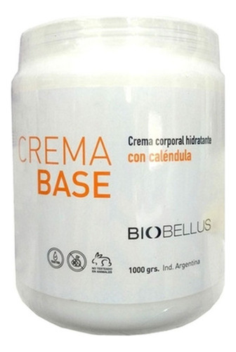 Crema Base Kilo Biobellus - Banfield