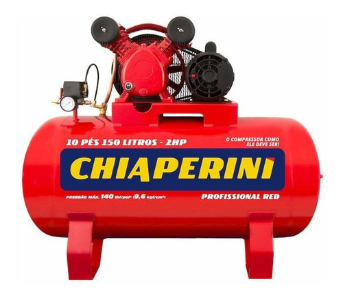 Compressor De Ar M.pressão 10/150 Mono 2hp 150l Chiaperini