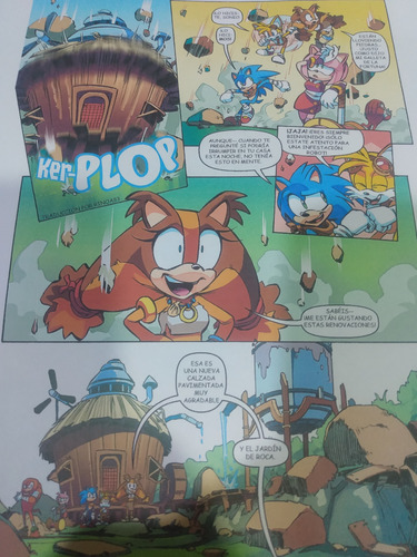Comic Libro Sonic Boom Español Pasta Dura
