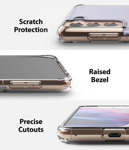Imagen 4 de 5 de Funda S21 Plus / + Ringke Fusion Samsung Galaxy Anti Impacto