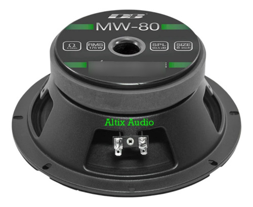 Par Medio Rango Deaf Bonce 8 Fight80 130w Rms Color Negro