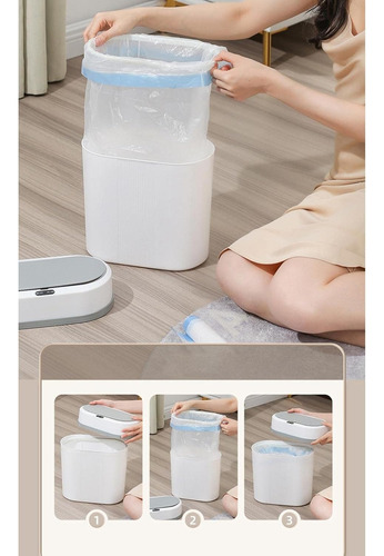 Lixeira Inteligente Sensor Automática 12 Litros Anti Odor