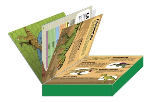 Imagen 3 de 8 de Puzzle 200 Piezas Con Libro El Mundo De Los Dinosaurios Edu
