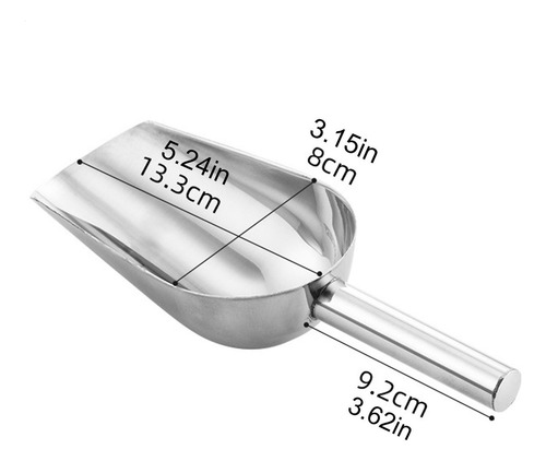 Cuchara De Hielo De Metal Cuchara De Hielo Para Congelador C