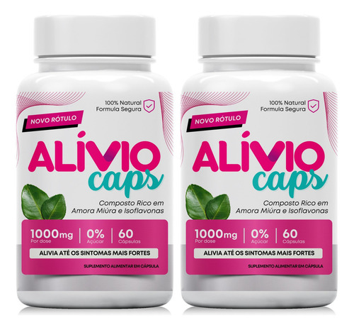 Tratamento 60 Dias Sem Sintomas Da Menopausa Stress E Calor Sabor Natural