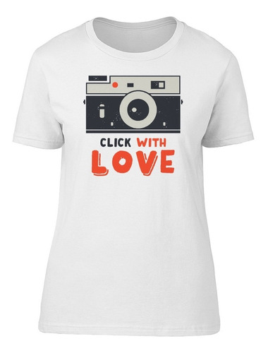Click Con Amor Cámara Vintage Camiseta De Hombre
