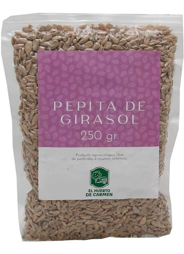 Semilla De Girasol Orgánica 250g Huerto De Carmen