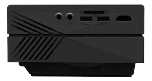 Imagen 2 de 7 de Proyector Led Con Hdmi Vga Usb Av Negro