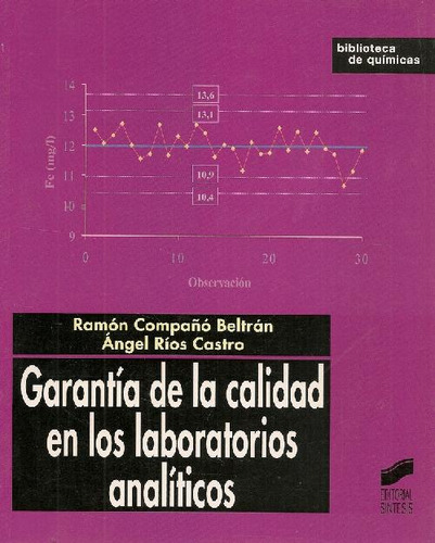 Libro Garantía De Calidad En Los Laboratorios Analíticos De