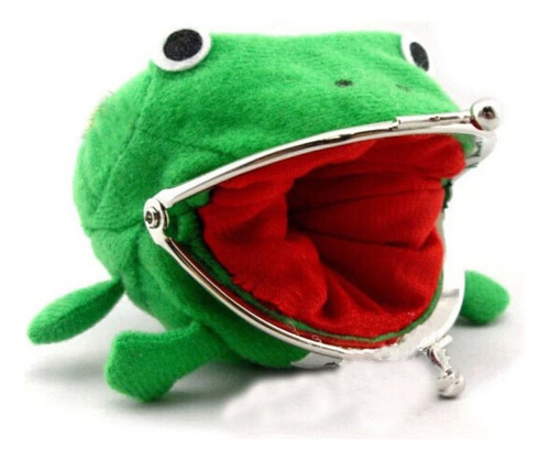 Juguete De Peluche Anime Frog, Bonita Bolsa De Dinero, Peque