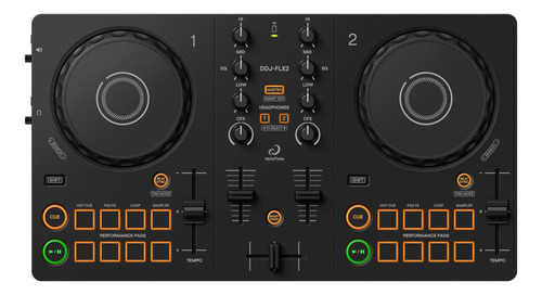 Controlador De Dj Alphatheta Ddj-flx2 Compact De 2 Canales