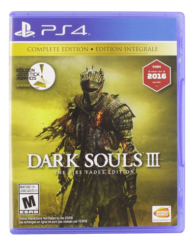 Dark Souls III  The Fire Fades Edition Bandai Namco PS4 Físico