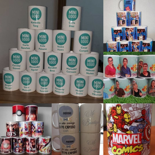 Imagen 3 de 10 de Tazas Sublimadas Personalizadas