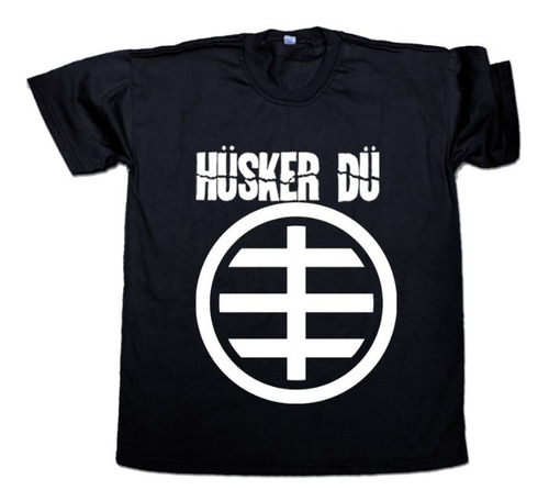 Remera Husker Du Logo Algodon Unisex, Punk, Rock Alternativo