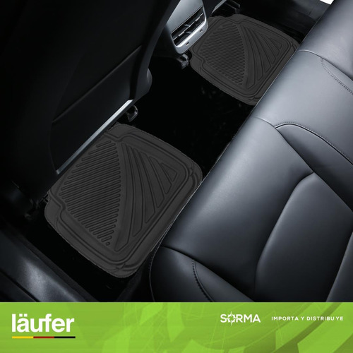 Imagen 4 de 10 de Cubre Alfombra Auto Laüfer Pvc 4piezas Universal